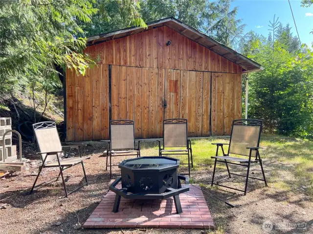 Garage and open space