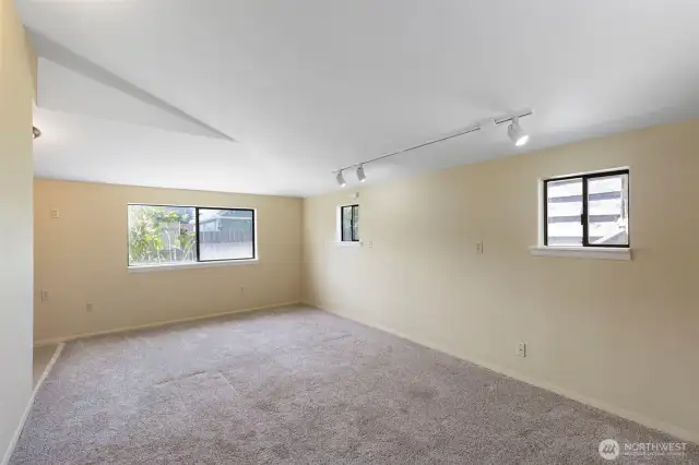 Large primary bedroom on the main level.