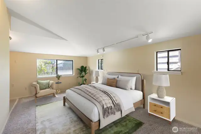 Large Primary bedroom on main.