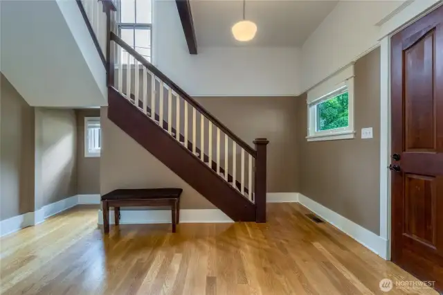Stairs to upper level