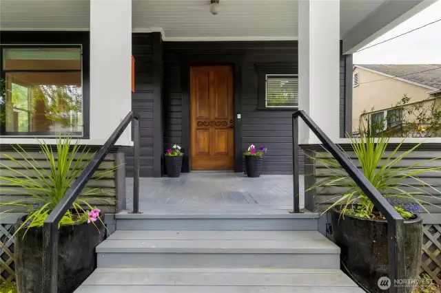 Charming front porch