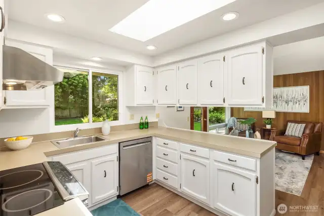 Kitchen looking towards family room