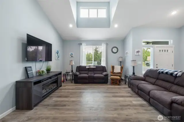 Entry and Living room