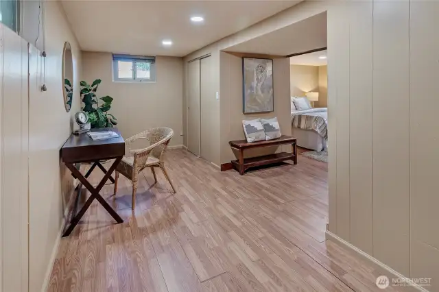 Basement bedroom or bonus space
