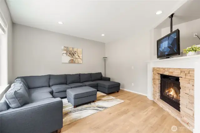 Spacious family room.