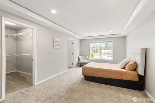 Large primary bedroom.