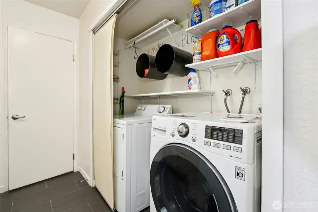 Lower-level laundry