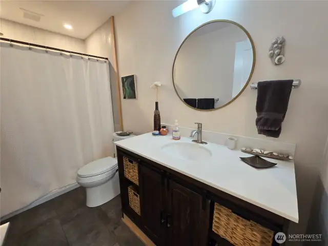 Guest Bathroom in Finished Basement