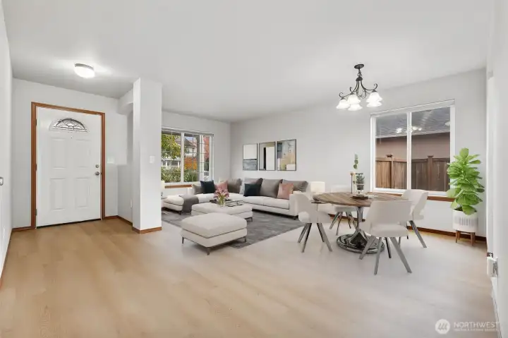 Virtual Staging photos only - Living Room