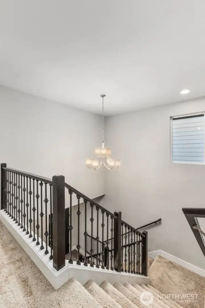 Soaring Ceilings, extra space at top of landing