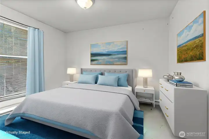 Another virtual bedroom as the bedrooms are currently full of stuff