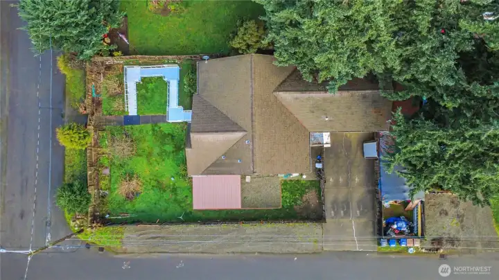 Drone shot of this jewel