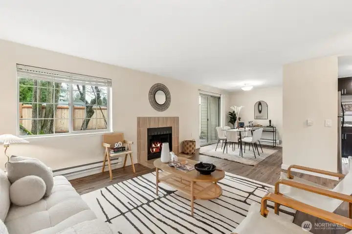 Open concept, spacious 2-bedroom condo.