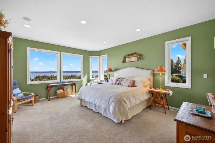 Main floor primary suite