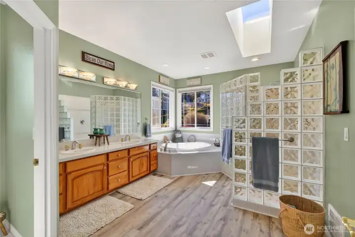 Primary bathroom suite