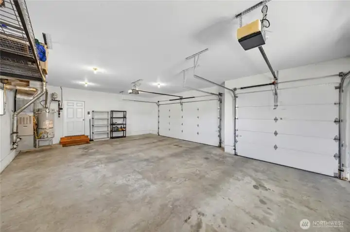 3-car attached garage.