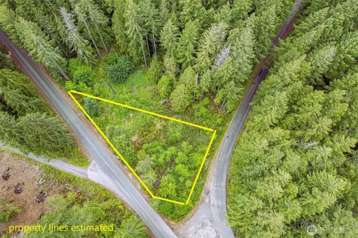 Approximate boundary lines.
