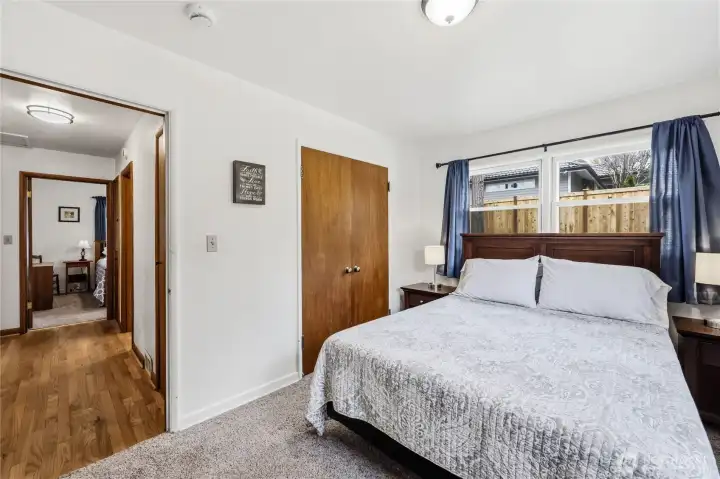 Another view of the rear bedroom.