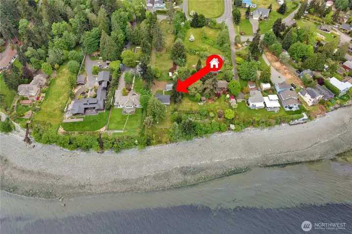 Over view of the beach.
