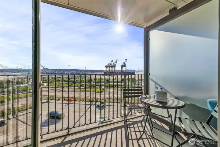 Balcony off the Living Space