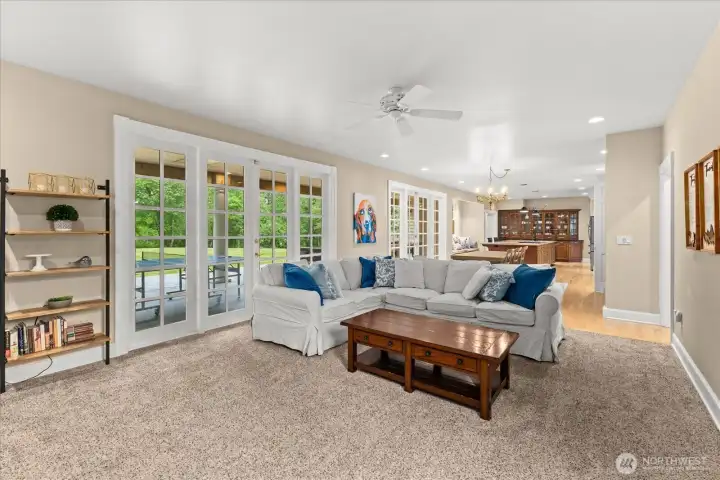 Open-concept great room creates seamless everyday living