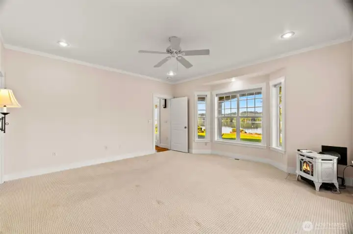 Primary w views and little propane stove, Main floor Primary w views and little propane stove, Main floor