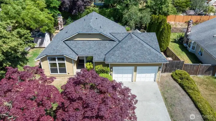 Brand new roof for the benefit of the new owner.
