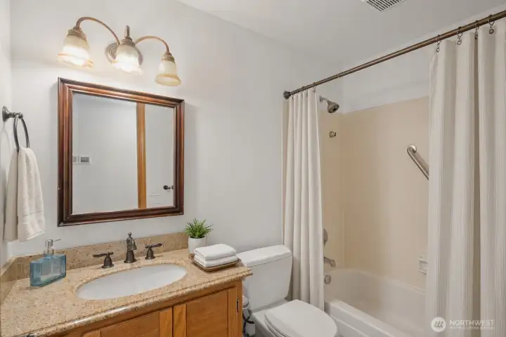 Main hall bath.