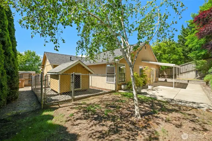 Back of home view.