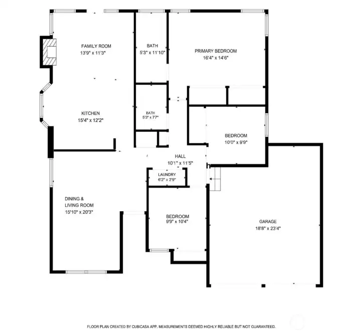 1 story living- no stairs!