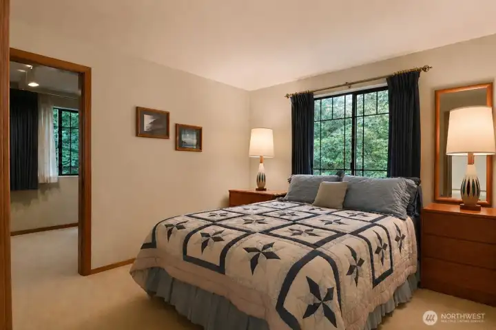 second bedroom on upper level