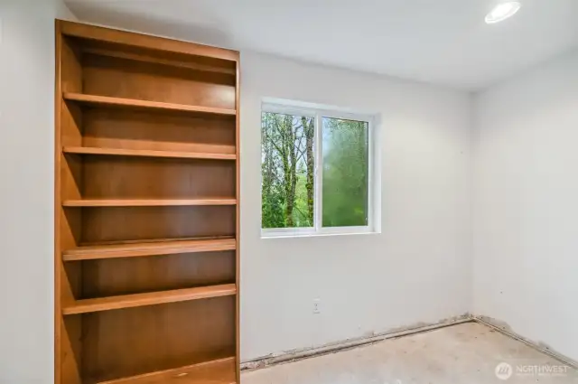 Basement utility room