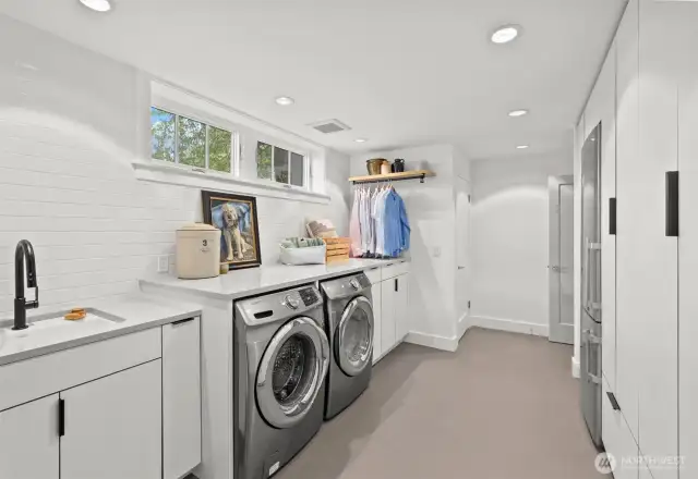 Lower Level Custom Laundry Room