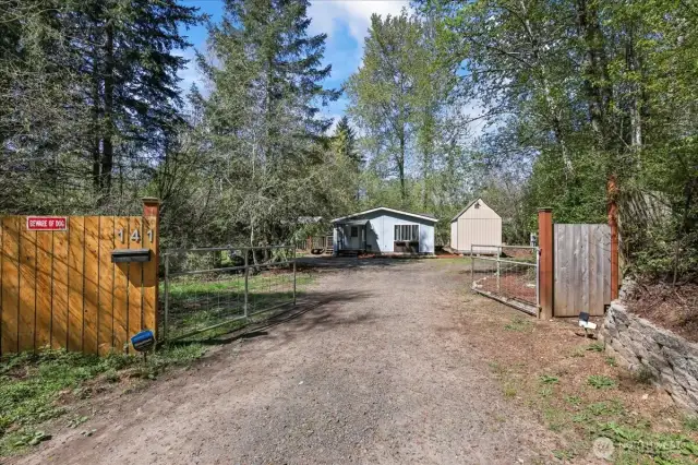 Gated entry, lots of parking