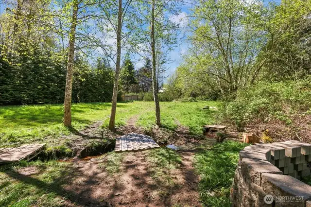 Property across the stream