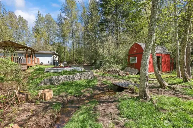 Outbuilding for a shop or yard tool storage