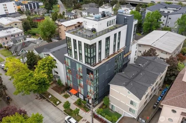 new development behind the property