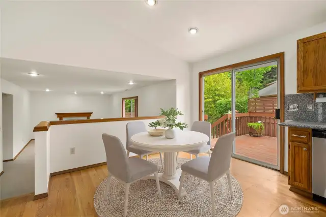 Kitchen with Eating Space Virtually Staged