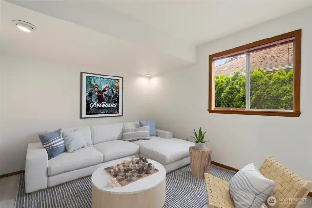 Flex Space in Garage Virtually Staged