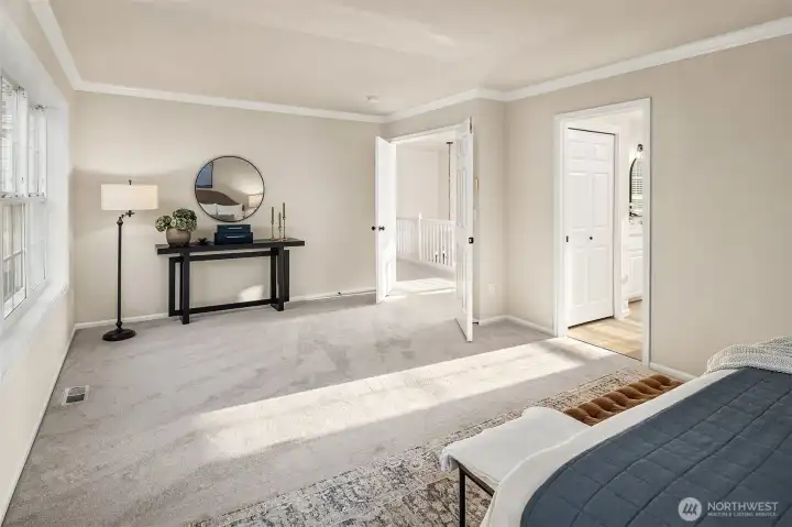 Bright, airy, and spacious.