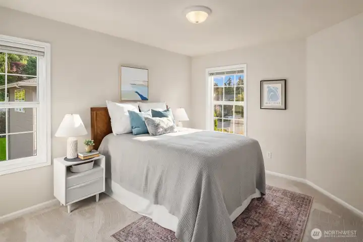 Upstairs 3rd bedroom.