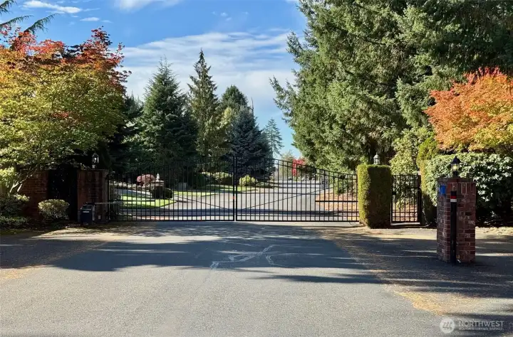 Elm Tree Park Gated Entrance