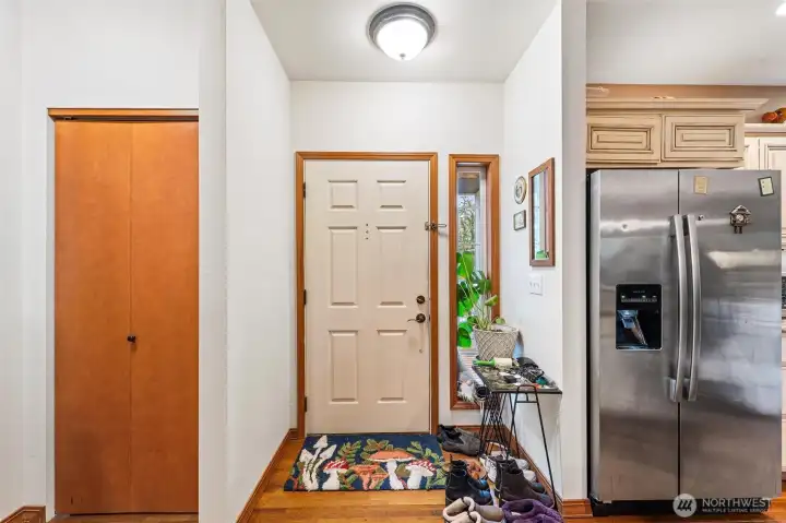 Front door of Unit A