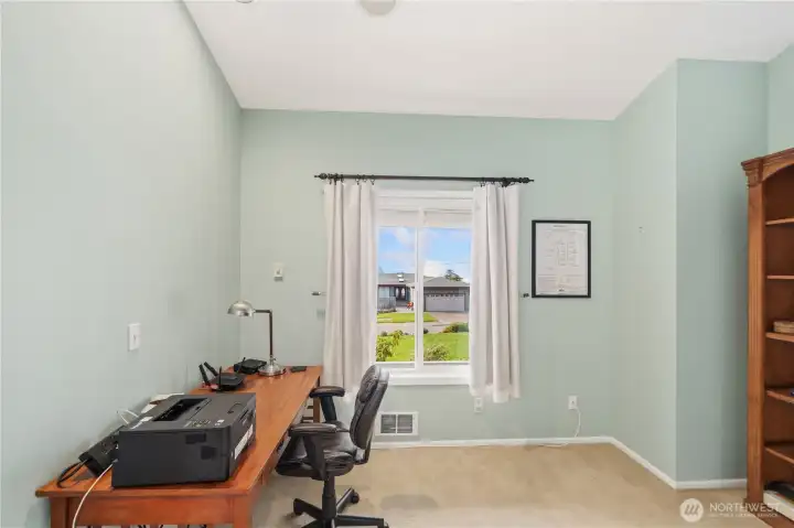 Den or office is a nice place to work on writing, or perhaps an art or music studio.