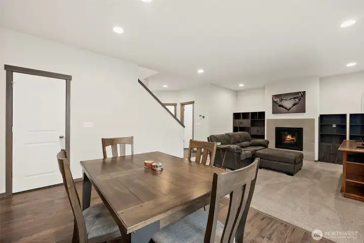 Spacious dining will accommodate extended seating