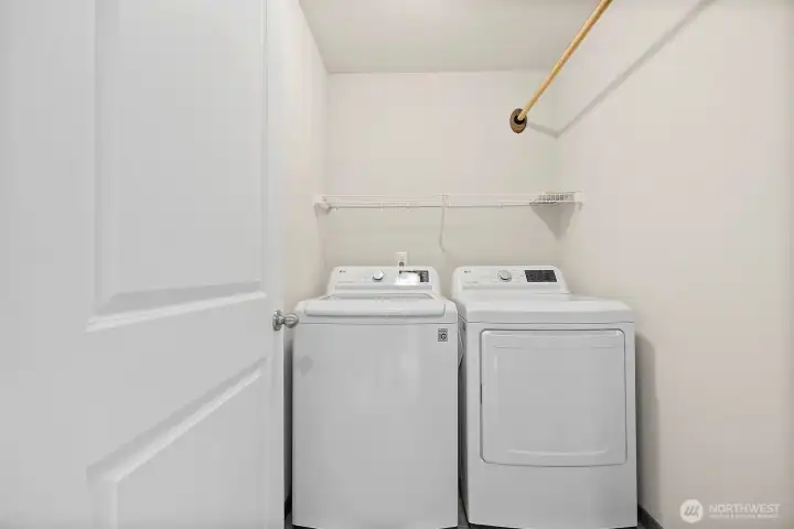 The laundry room.