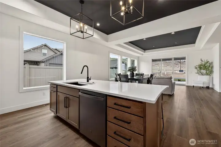 Trayed Ceilings and So Much Light!