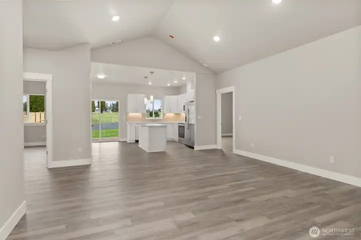 Images shown are from a different home previously constructed by this builder and are provided as examples of workmanship, finish quality, and design style only. The subject property is currently under construction, and specific materials, colors, fixtures, and features may differ upon completion.