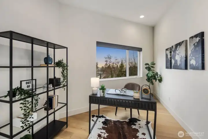 Upper level light filled office or flex space