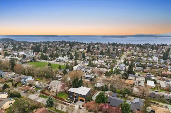 Views of Olympic Mountain Range